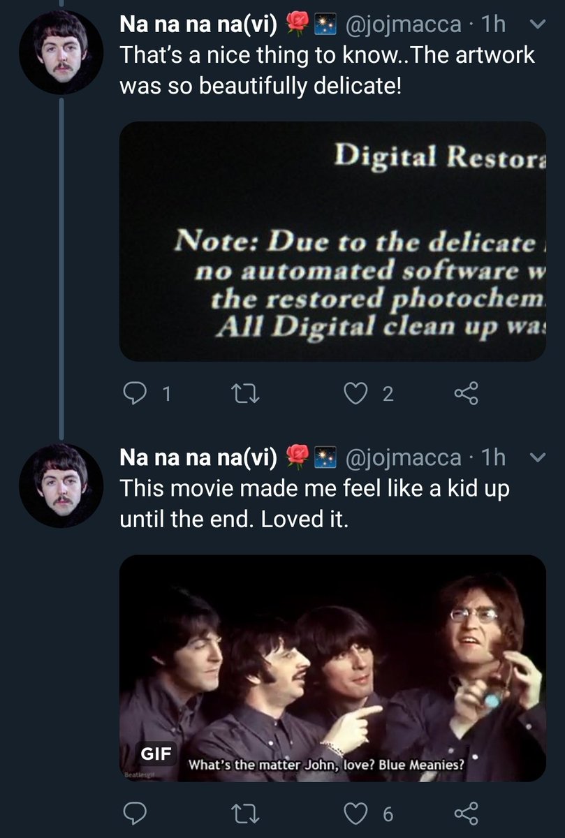 thread of navis reaction to yellow submarine last year bc i found it in my screenshots