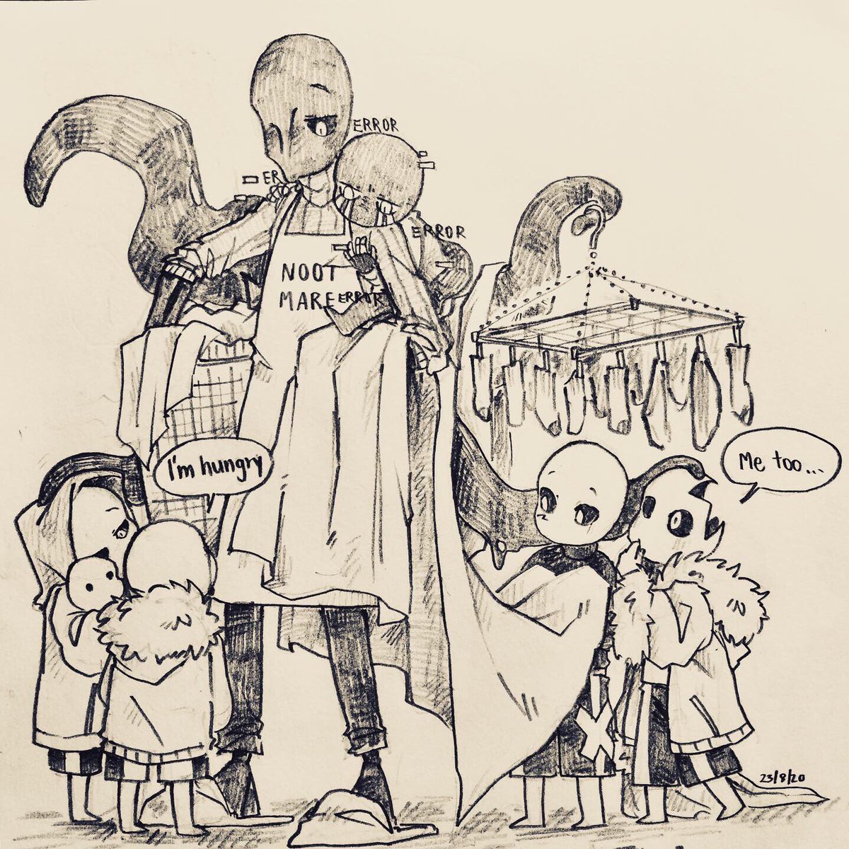 🍌bananopumpko🍅 on Twitter: "Idea of Noot and Dream's daycare, inspired by  @darkxsoulzyxcaliberx on IG No need to say much. Both of them are the  oldest, so get the toddlers to take care