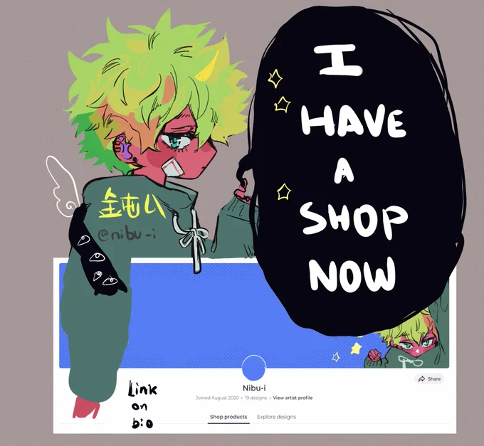 I finally made a #redbubble account so you should absolutely check it out and support this broke artist ✨🙏 

https://t.co/FZT3XQ3BIo 