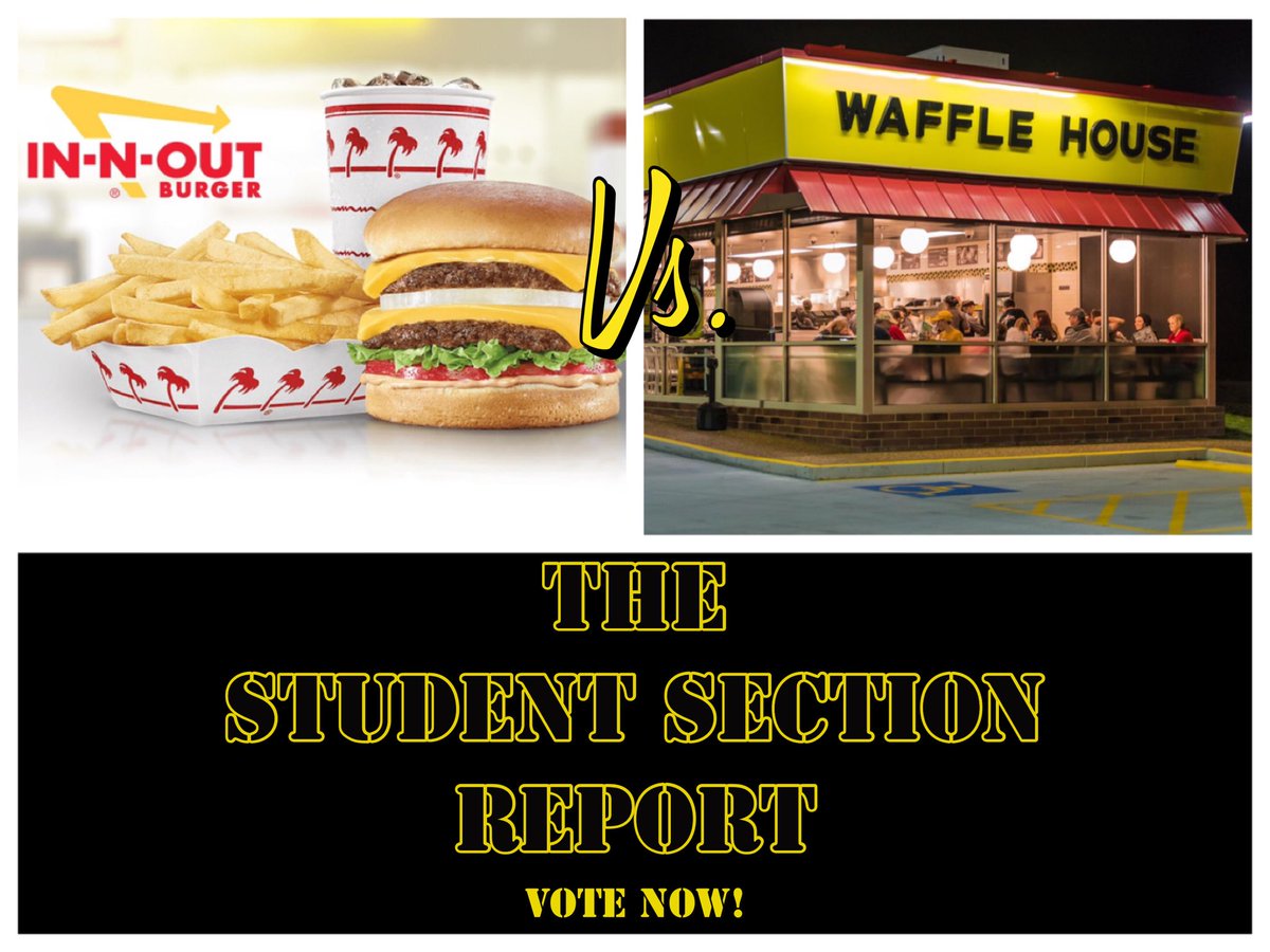 CoachHulme's tweet photo. East vs West Coast Food Rivalry...WAFFLE HOUSE VS. IN-N-OUT!⁣

🎧LISTEN⤵️
S2-Ep31 PREMIER &amp; LET US KNOW!

LIKE=@WaffleHouse 
RETWEET=@innout ⁣
🍔vs🍳⁣

@StudentSectRep @MAlvarez02 @CoachHulme #wafflehouse #innout⁣

#StudentSectionReport #MannyAlvarez #CoachHulme #ChrisHulme https://t.co/5GO8c0IzHY