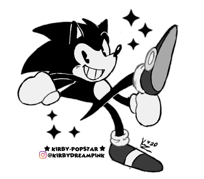 Toon Sonic!✨
(Oh god, I love him ??)

#myart #sonic #fanart 