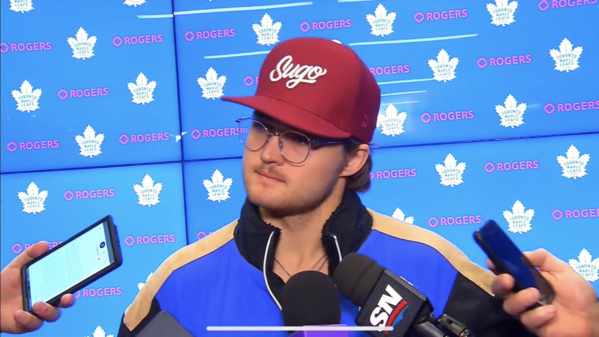 tl asleep, time to post all the william nylander press appearances from this year [willy x glasses]