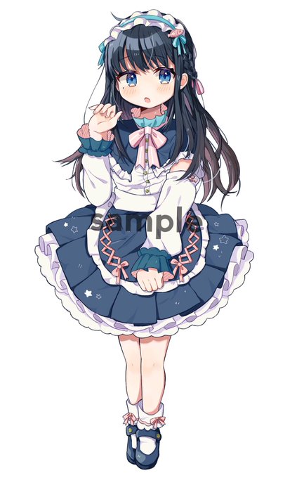 フリーアイコン 女の子とかのフリーアイコンです さかなミトンのイラスト