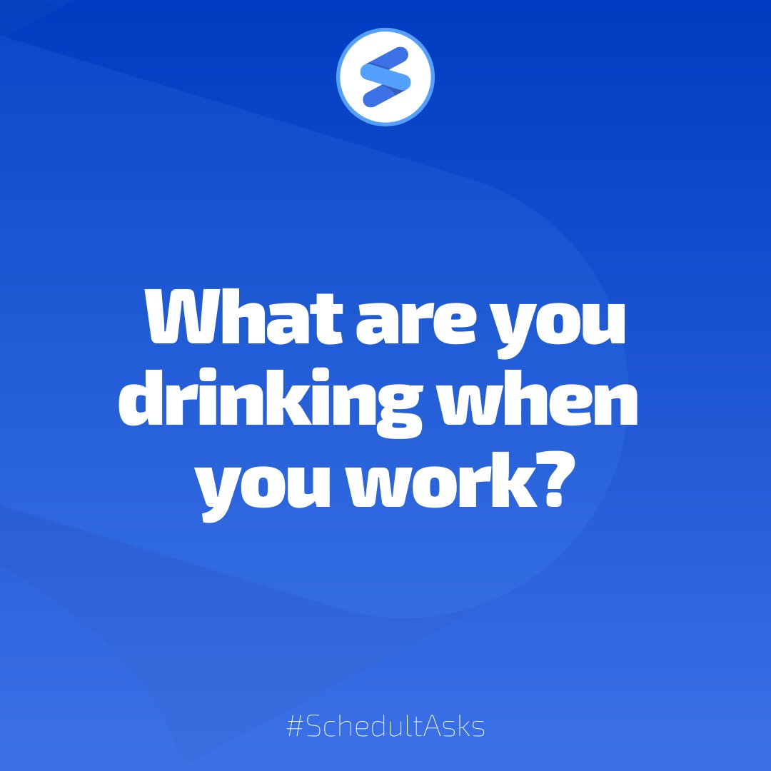 GetSchedult's tweet image. ☕ Are you team coffee 
⚡️ or team energy drink? 

Share your go-to beverage of choice below. Go! 

#SchedultAsks #TeamCoffee #WorkQuestions #QuestionoftheDay #GetSchedult