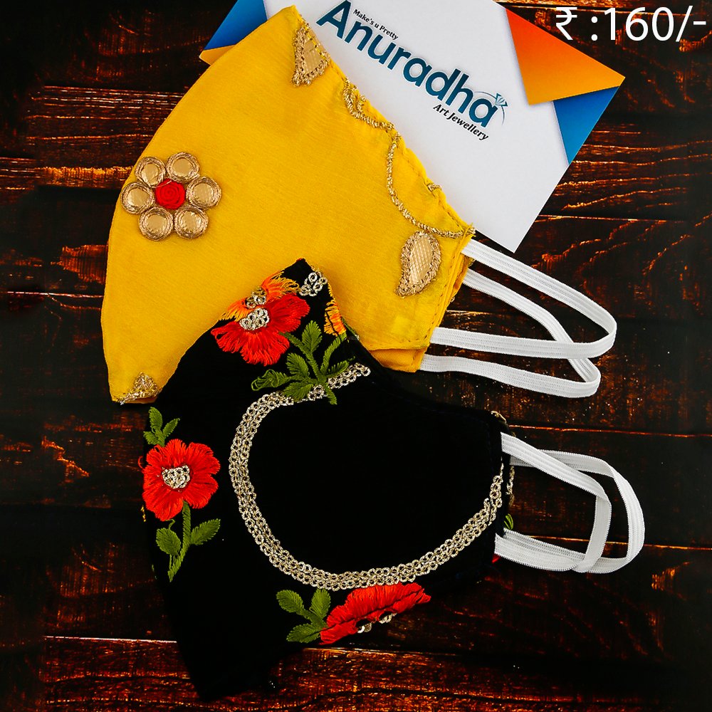 😍Multi Colour Matching Combo Face Mask 🤩 @ Just Rs.160 /- Hurry Up! Shop Here: bit.ly/3gm9aCp
-
-
-
-
#facemask #multicolorfacemask #facemaskcombo #facemaskforgirl #facemaskforbridal #washablefacemask  #fashionjewellery #artificialjewellery #anuradhaartjewellery