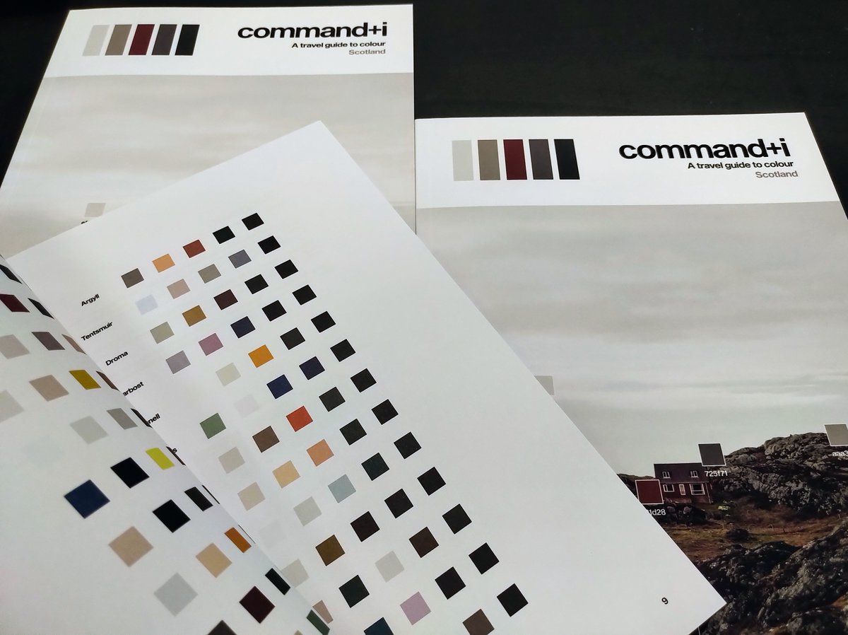 Taylorbrothers2's tweet photo. Critical colour palettes for @commandplusi new magazine Command+i - a stunning travel guide of colour through Scotland, available now. https://t.co/mlwMLb6eSi https://t.co/E1wnpHF5uT