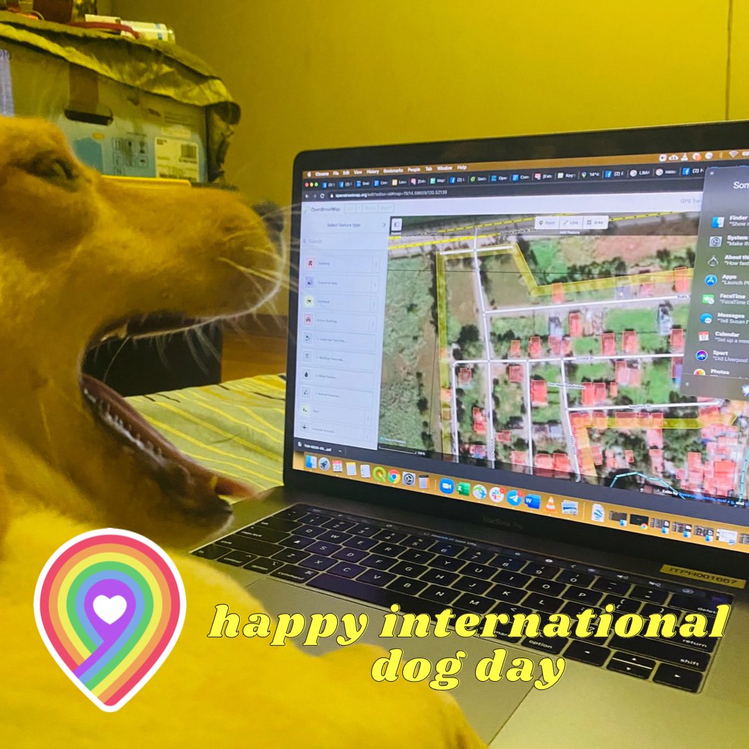 mapbeks's tweet photo. Save your edits! A gentle reminders from Corey #OpenStreetMap #hotosm #opendata #mapbeks #mapdoggo #InternationalDogDay https://t.co/60agUcYqez