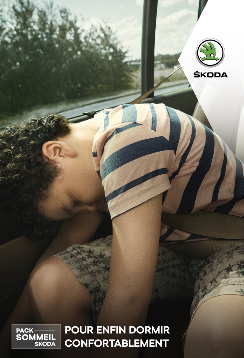 ROSAPARISagency's tweet photo. Visage écrasé contre la fenêtre, bouche grande ouverte, ces situations vous sont familières ? Découvrez notre nouvelle campagne @SkodaFrance pour le Pack Sommeil😴👇#TuTesVuDormir https://t.co/4OvBstzruC