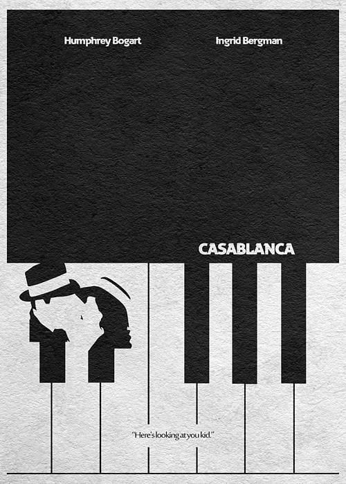 1. Casablanca (1942): "Of All The Gin Joints In All The Towns In All The World, She Walks Into Mine." A classic love story set around WWII between a nightclub owner and his former lover.