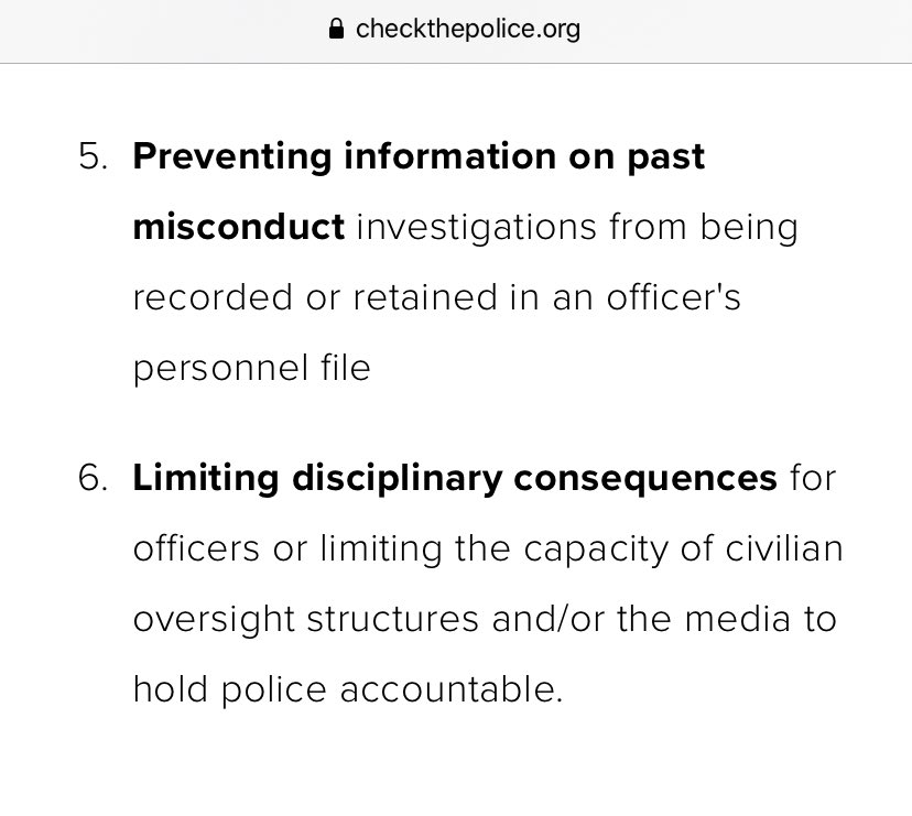 What the helllll! Prevents information from past misconduct being on records? Who else that isnt an officer would this be acceptable?