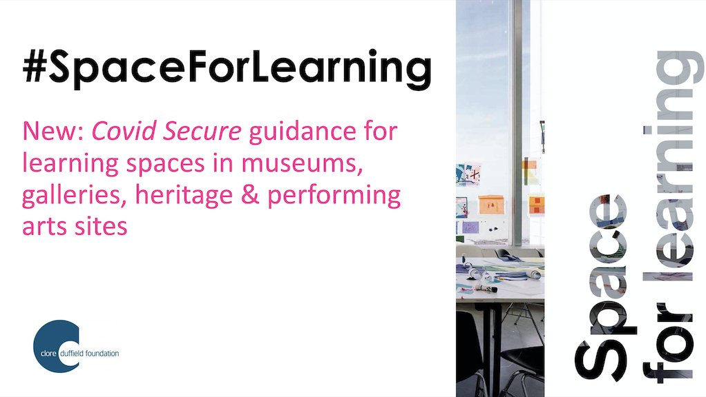Cartoonmuseumuk's tweet image. New guidance from #SpaceforLearning: helping museums, galleries, heritage and performing arts
sites adapt their learning spaces and programmes in response to Covid-19 bit.ly/2YtGP6F