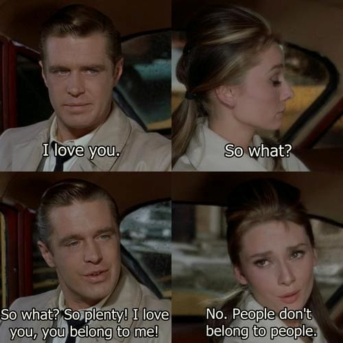 5. Breakfast at Tiffany's (1961): “People don't belong to people.” Watch the movie for Audrey Hepburn's singing of Moon River. A story of a struggling writer and a socialite traversing their life in flamboyant New York City.