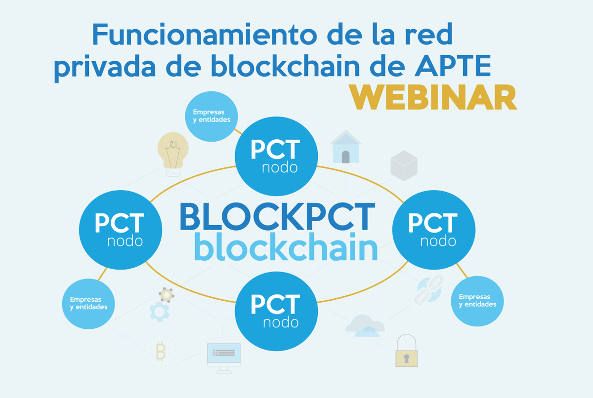 APTE_es's tweet photo. 🧐¿Conoces cómo está funcionando la Red privada e independiente de #blockchain de los PCTs, #BLOCKPCT?
Entra en #APTEFORMA y descubre los casos de uso de esta tecnología
➡️Con acceso gratuito a las más de 8.000 empresas👩💻
https://t.co/G4UII1BKU2
#LosParquesAportan https://t.co/ZfRui1l0sq