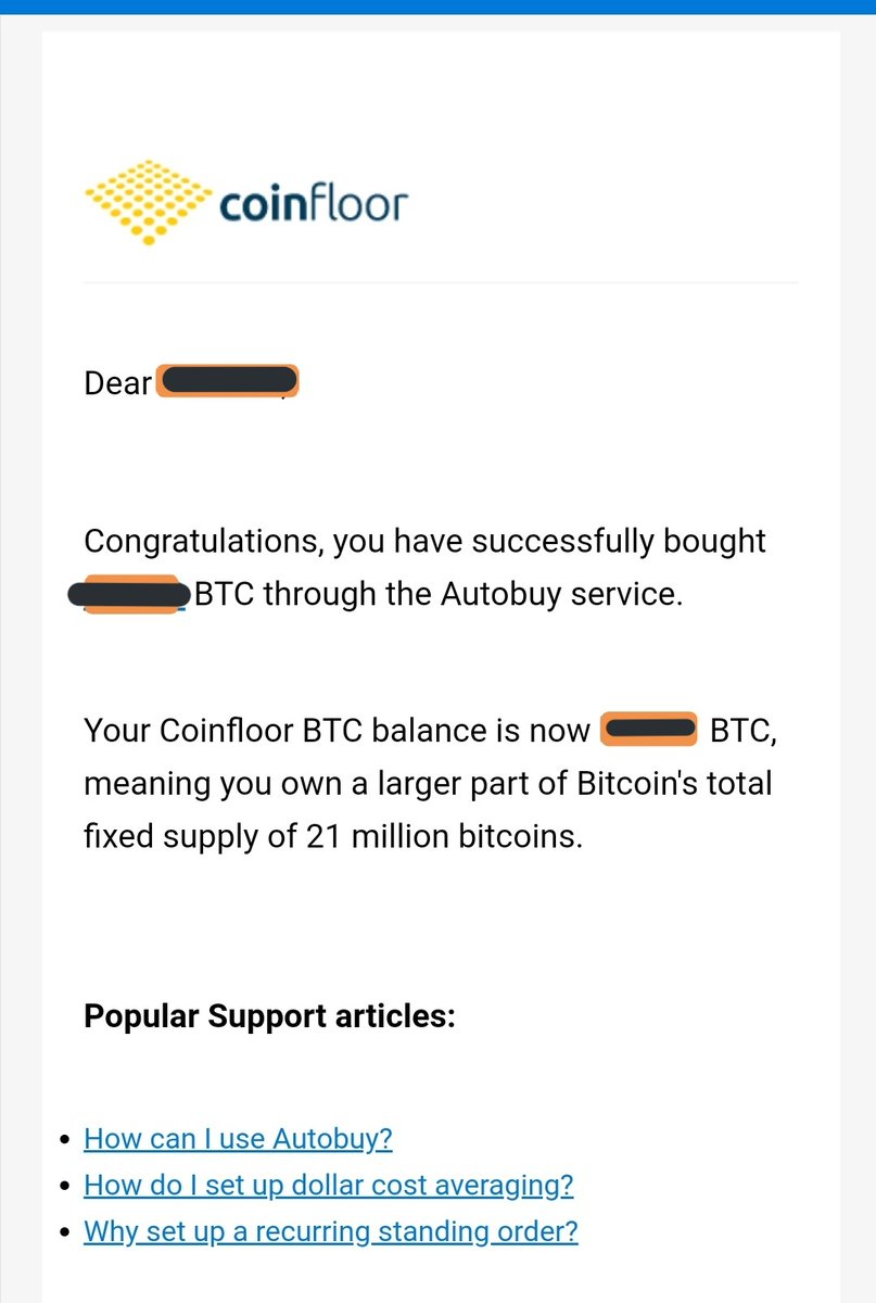 Love receiving daily emails from <a href="/Coinfloor/">Coinfloor | ₿ | coinfloor.co.uk</a>

sats stacker stacking sats.

#Bitcoin