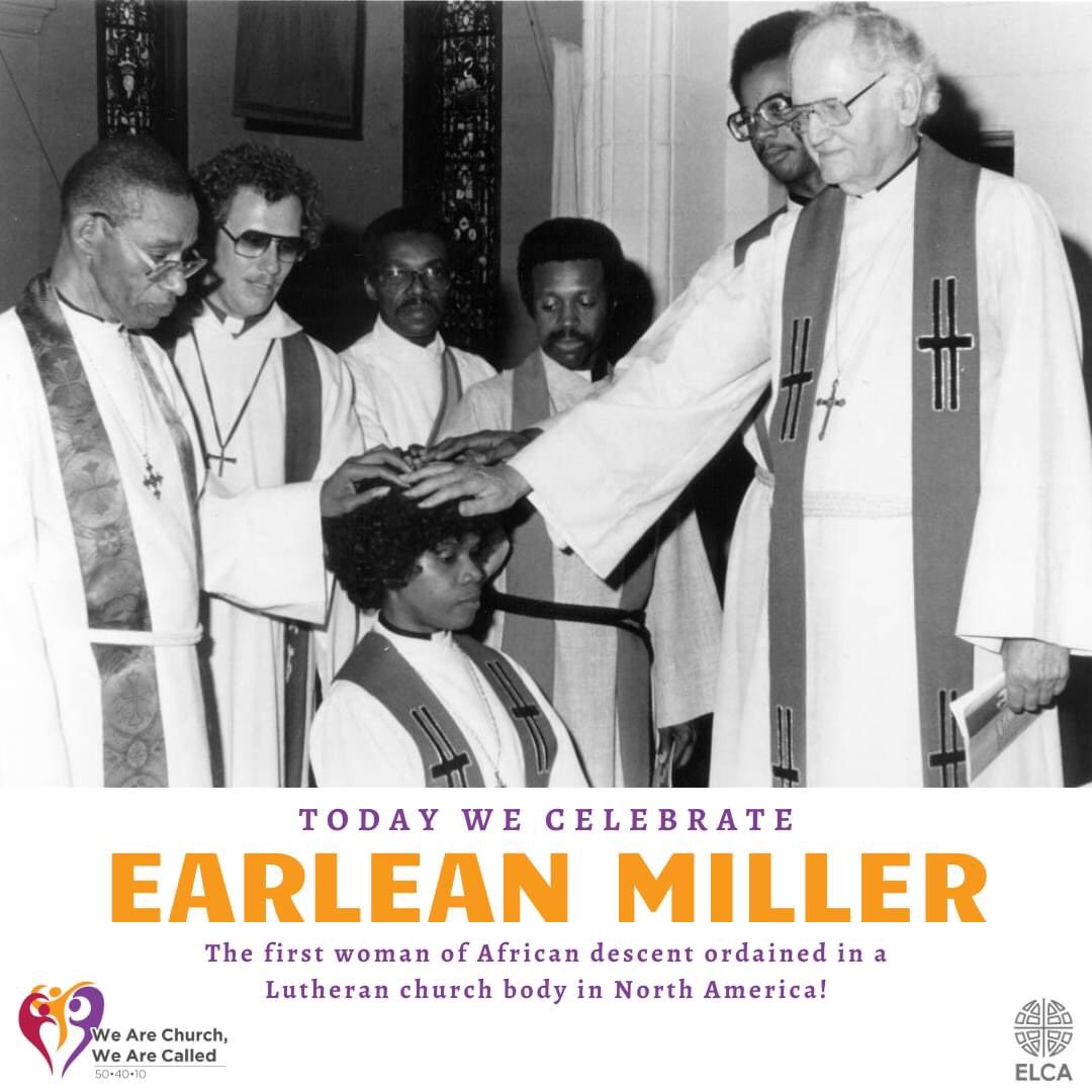 Today we celebrate the Rev. Earlean Miller, who on this day in 1979 became the first African American Lutheran woman to be ordained in all of North America!

Continue the celebration by visiting elca.org/50yearsofordai….