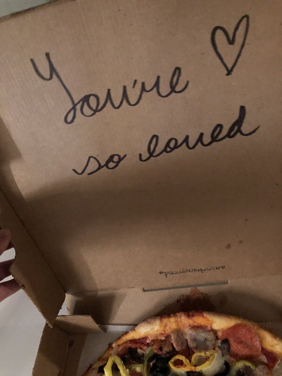 a_trish's tweet image. OBX tradition - Nags Head Pizza Company with their #pizzaboxquotes we always order enough for breakfast the next day. #vacation