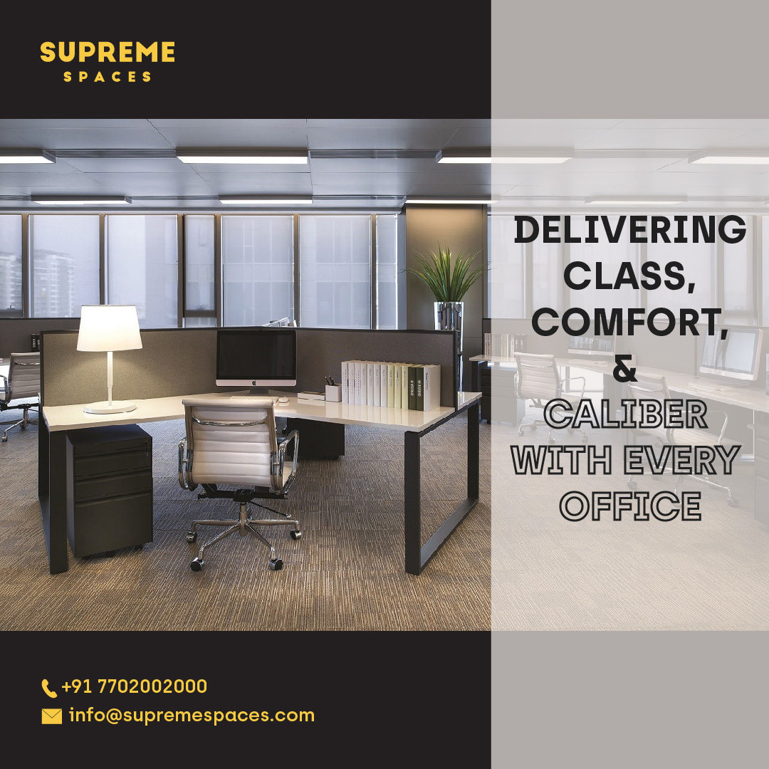 Every office that we equip you with is brimming with top amenities and features which help you to do what you do the best.

For booking, Call - +91 7702002000
Visit - supremespaces.in

#officesapce #workspace #managedworkspaces #coworkingspaces #supremespaces #sanaligroup