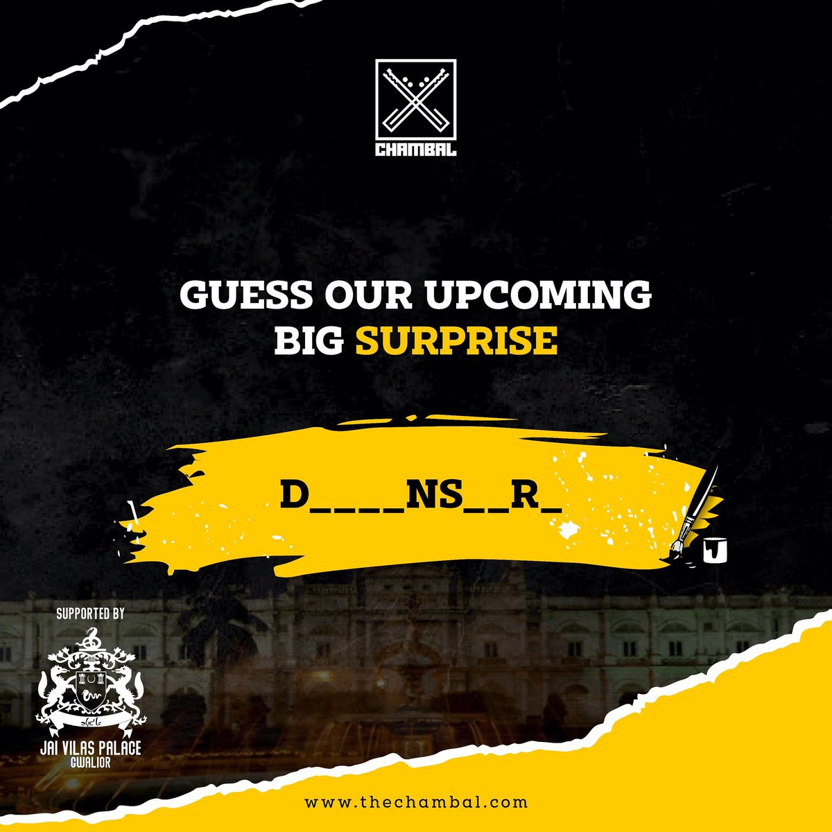 TheChambal's tweet photo. Guess our upcoming big surprise!
💥 Fill in the Blank by commenting down👇 the missing letters.
👉 Follow @thechambal 
👉 Tag 3 friends
Explore @TheChambal Blog :-

https://t.co/xMBGy53LVB

#Tshirtforgirls  #T-shirtforwomen #Tshirtoutfit   #Outfitideas   #TheChambal https://t.co/pdBSBv5ApA
