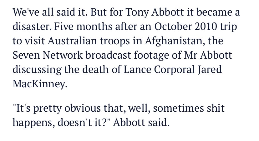 with Tony Abbott tipped to be a new trade adviser to Boris Johnson here’s a reminder of some of his former comments