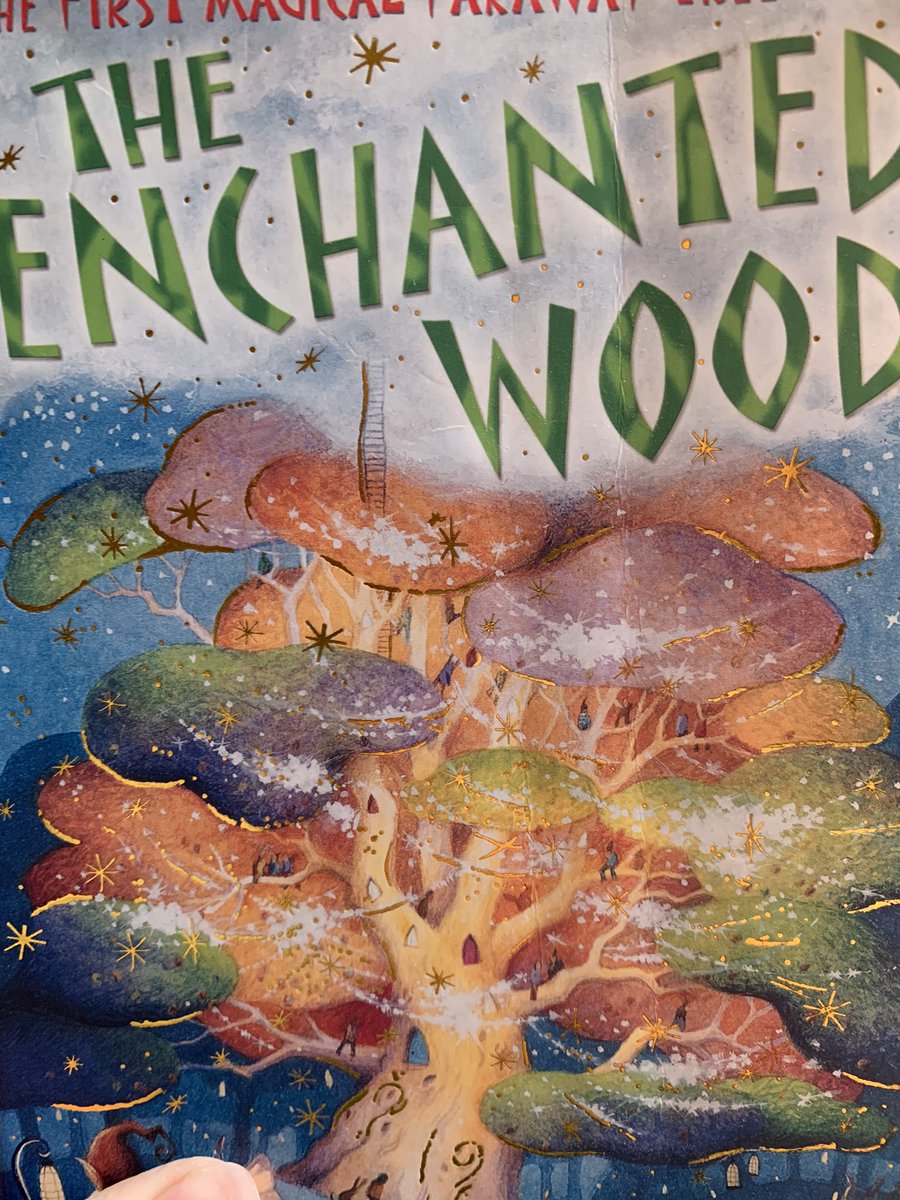 #AUGUSTAUTHORCHALLENGE2020 Day 26 #favouritebook #asakid The Enchanted Wood by #enidblyton @darkstrokedark @jessicathauthor