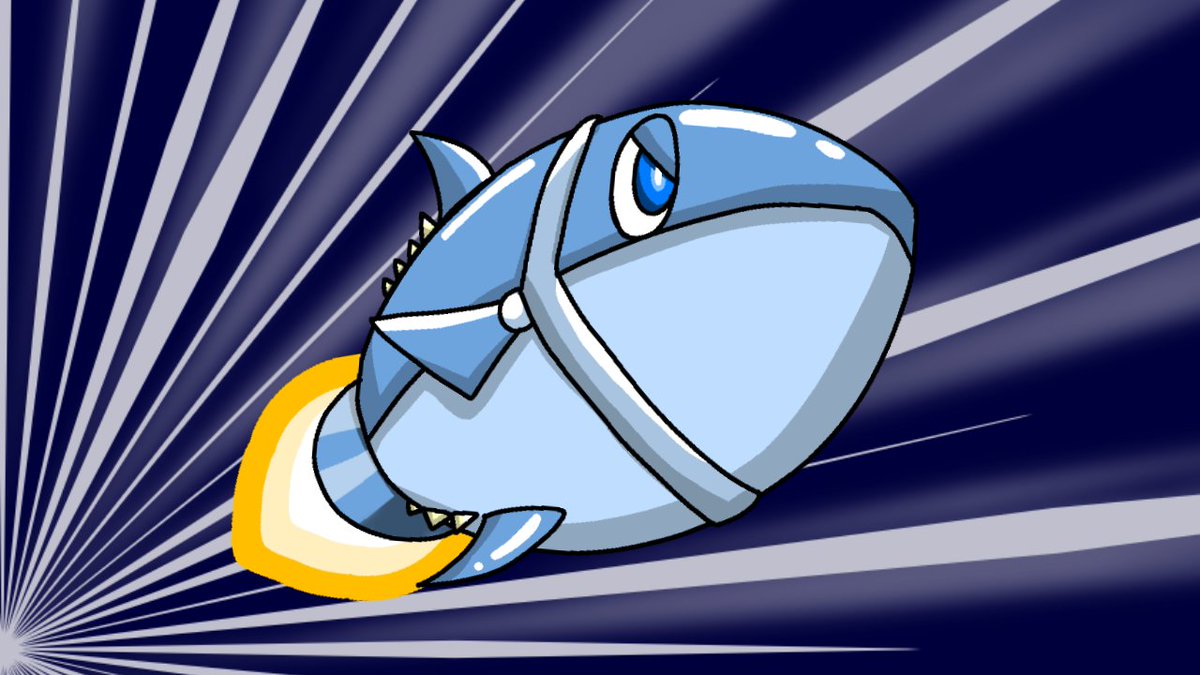 Ibu En Twitter マグロケット 2種類の絵柄で描いてみました どっちが好きですか マグロ ロケット 描いてみた イラスト お絵描き