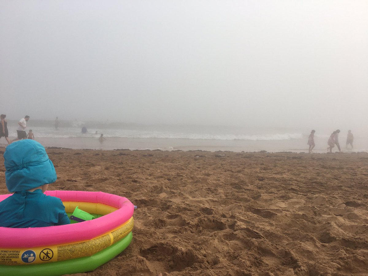 Foggy beach 😭