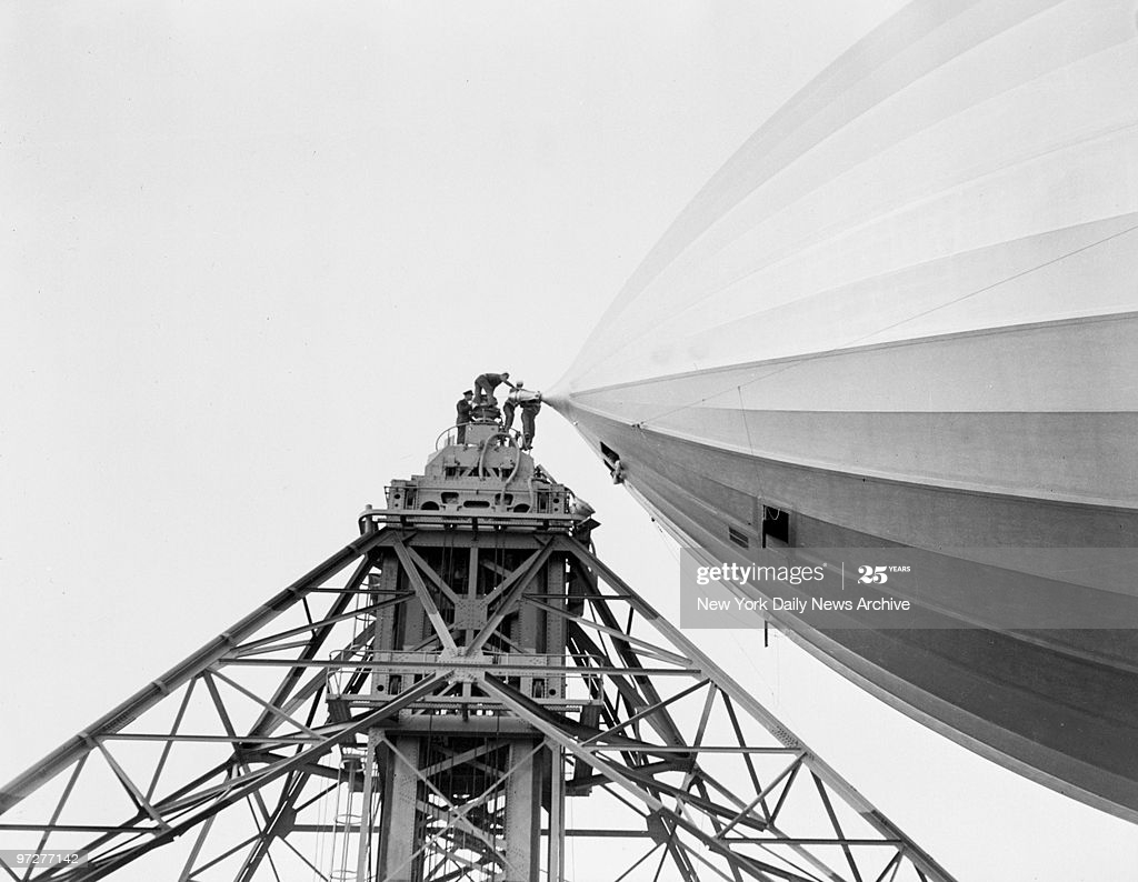 The Hindenburg tried to land at Lakehurst on May 6, 1937, but the plan was to use the American technique of a "flying moor," which the Germans had tried only a couple of times.An airship had to be attached to the mooring mast in order to complete the landing.