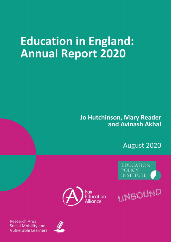 THREAD: Key findings of our new  @EduPolicyInst Annual Report, based on the latest available data from the National Pupil Database in 2019 and featuring my favourite graphs (1/8)