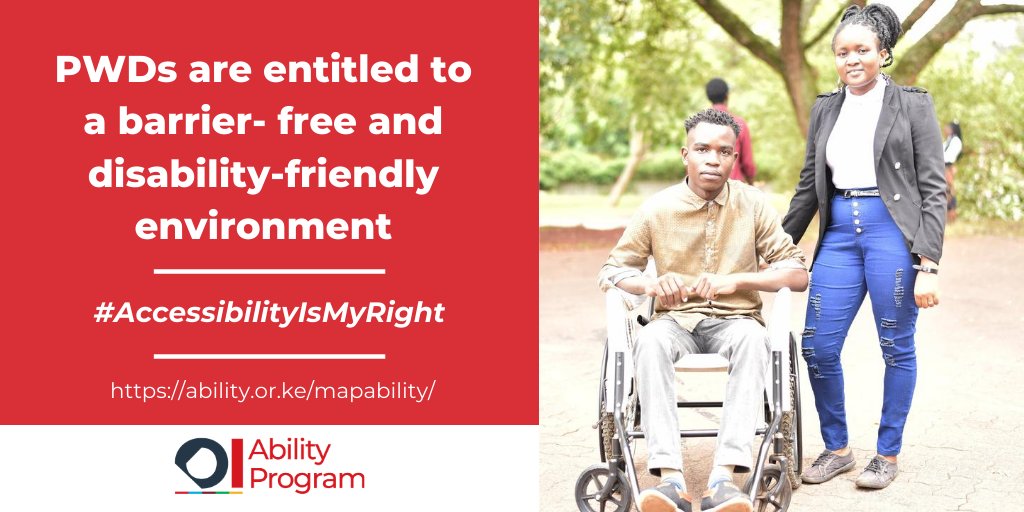 Open_Institute's tweet photo. As we celebrate the 10th anniversary of the Kenyan Constitution, are we any closer to achieving inclusivity for PWDs in Kenya?
#PWDAct #KatibaAt10 #PWD #Ability #Mapability https://t.co/ilMA5Zmyel