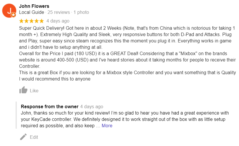 KeyCadeArcade's tweet image. Wow - another lovely review. Thanks so much John for your very kind words. You'v definitely made our day!