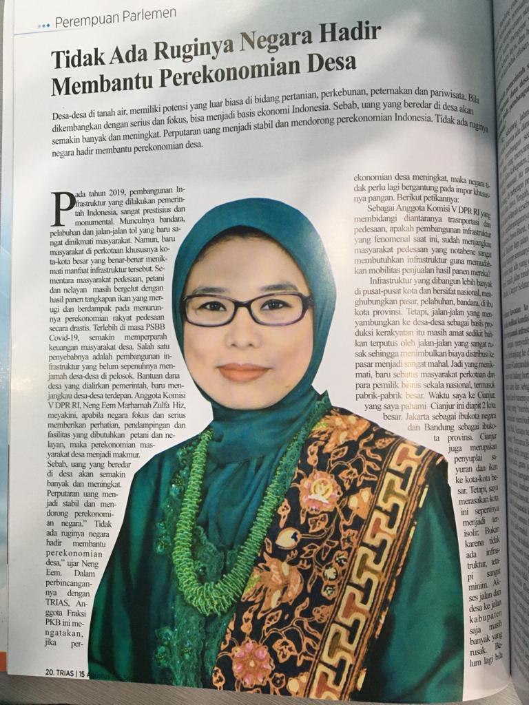 nengeemofficiaI's tweet photo. Tiga Perempuan Parlemen Sepakat DESA MERUPAKAN PONDASI PEREKONOMIAN NASIONAL.
( @nengeemofficiaI , Ir. Sri Meliyana, dan @lulukhamidah )
Baca selengkapnya di majalah TRIAS edisi 75 Tahun IndonesiaMaju.
Selamat membaca Sahabat!
@DPP_PKB @FraksiPKB @cakimiNOW @Jazilul_Fawaid https://t.co/l4a6rjEXsC