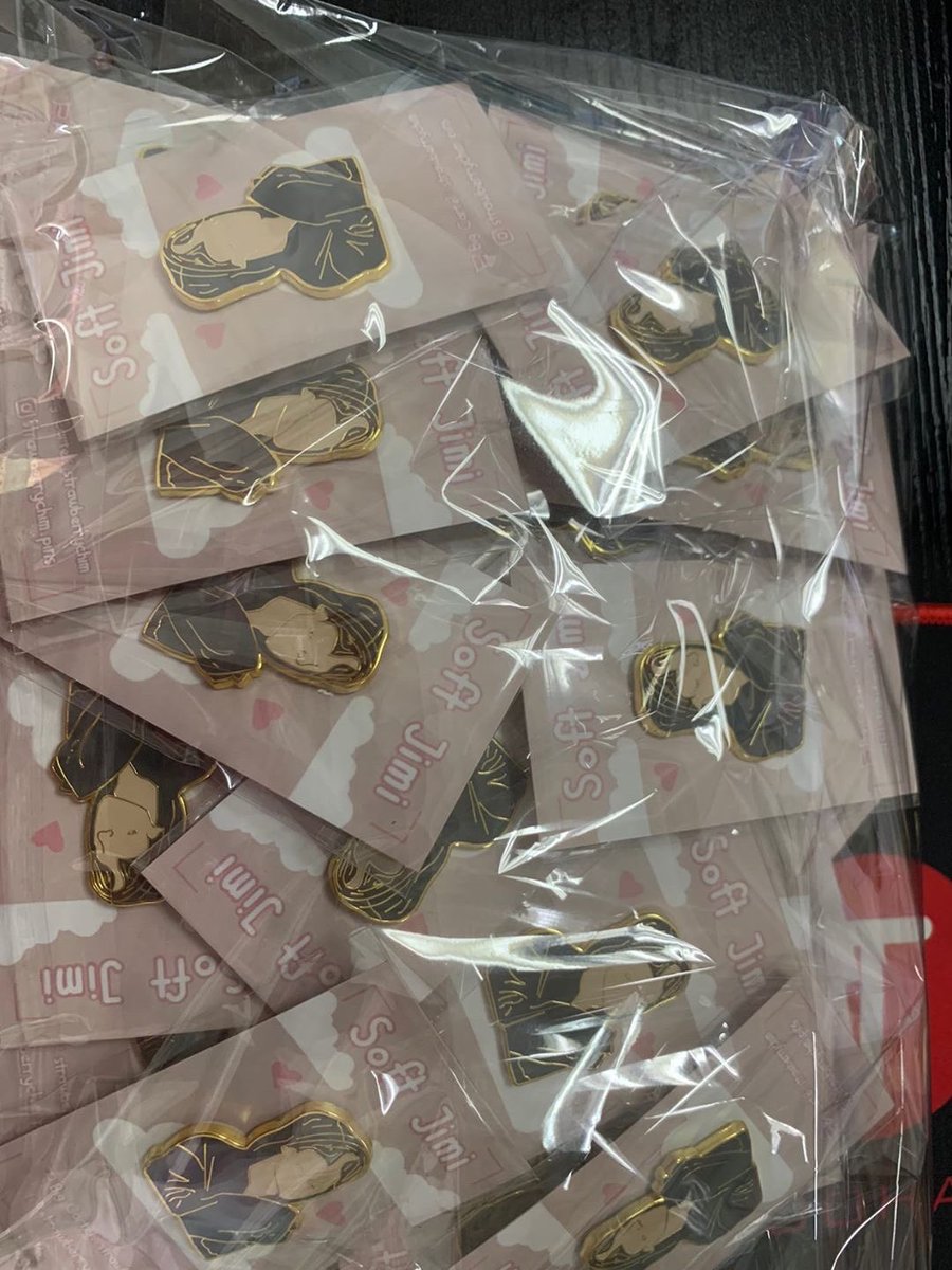 strawberrychim8's tweet photo. Look what’s getting shipped to me today 😽 #BTS #JIMIN #btsenamel #btsenamelpins #fyp https://t.co/VQMcg14dmr