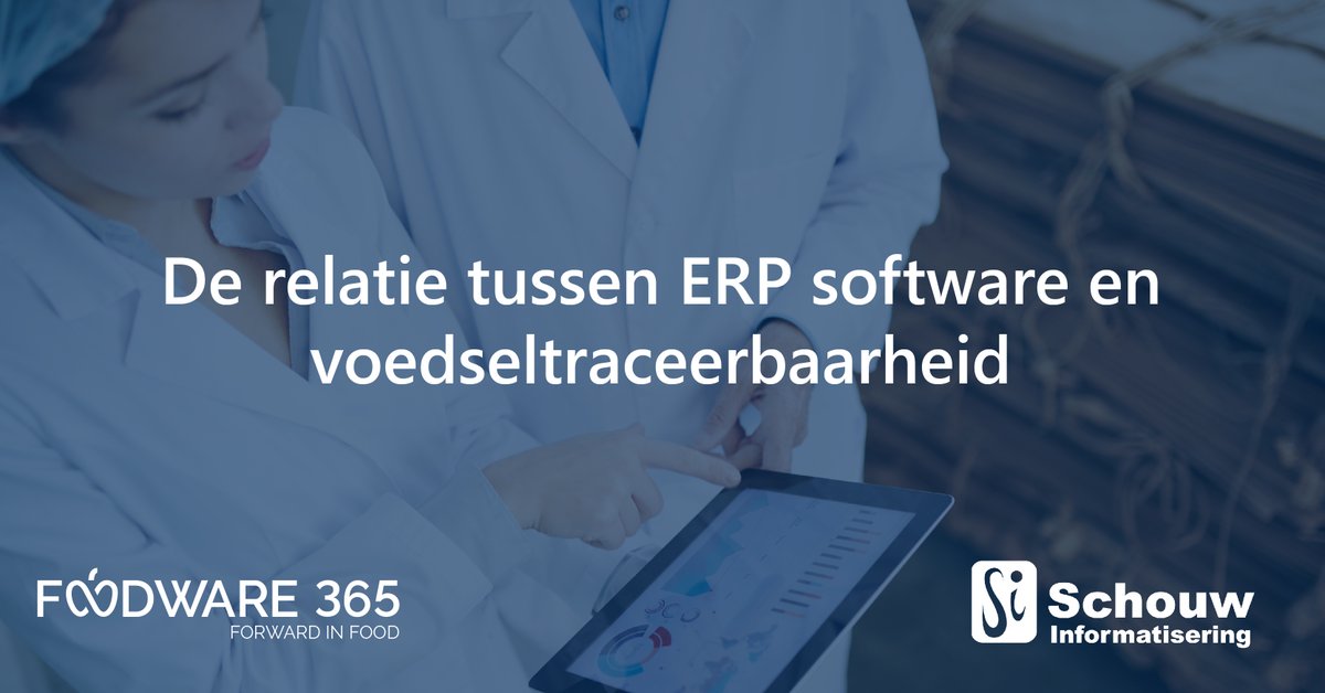 De rol die een software-oplossing zoals ERP systeem kan spelen om jouw foodbedrijf te helpen met traceerbaarheid en voedselveiligheid. schouw.org/nl/actueel/act… #forwardinfood