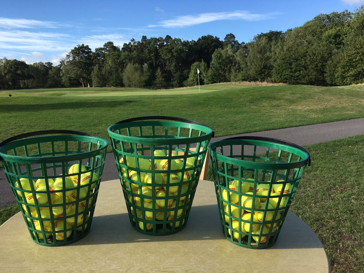Top up range balls have arrived!
Bright yellow balls which fly long and straight                        #drivingrange #golfpractice #grassrange #golf #tuition