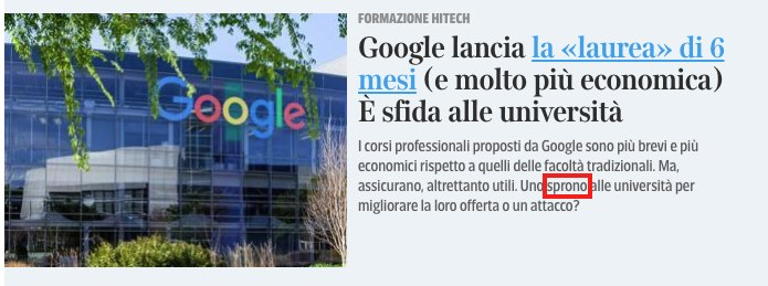 ripkirby's tweet photo. @Corriere da ieri sera nessuna correzione, in un articolo sull'istruzione... #typos #ArticlesEpicFailures https://t.co/iTDzwS3aR4