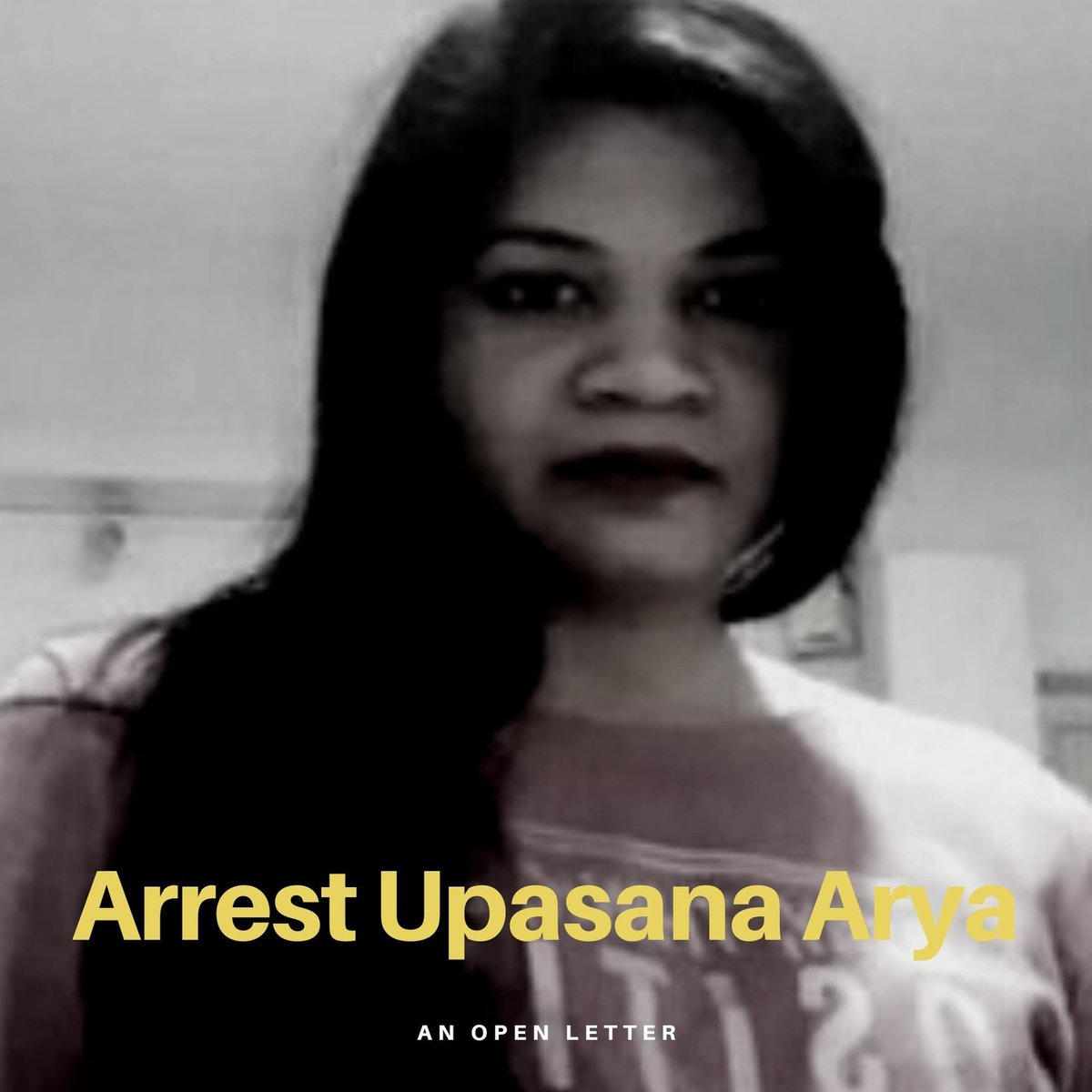imMAK02's tweet photo. Hello @Uppolice , 

This woman is abusing Prophet Muhammad PBUH, abusing Muslims on social Media. 

I'm not uploading her abusive video, please take action against her.

#ArrestUpasanaArya https://t.co/kZa7UyGpve