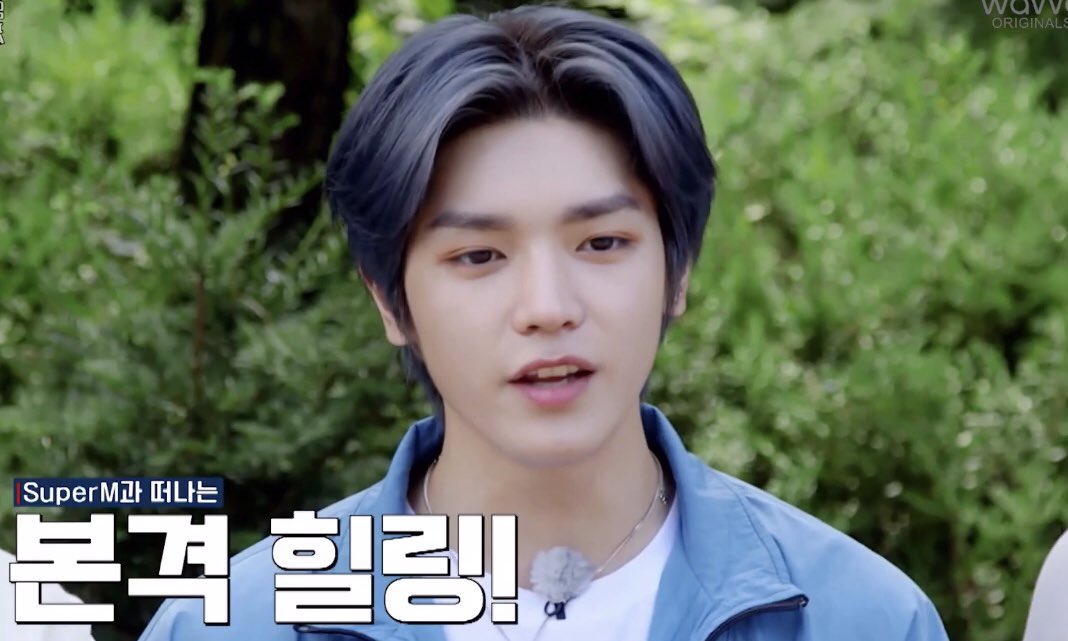 11. From Mtopia teaser 200826,  #TAEYONG black hair, with a hint of white? Or is it just lighting?Anw this isn’t recent. They filmed this around July. So this was before  #태용 tullet 