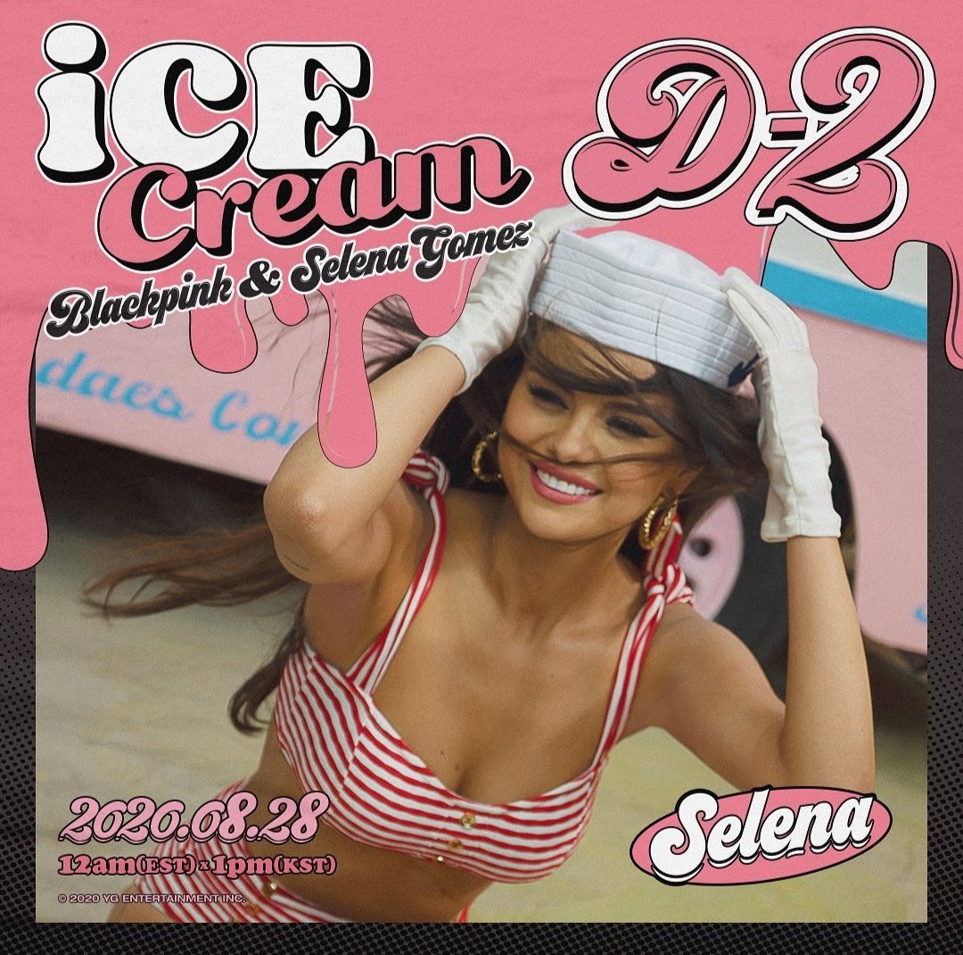 Screen Mix On Twitter Ø³ÙŠÙ„ÙŠÙ†Ø§ ØºÙˆÙ…ÙŠØ² ÙÙŠ Ù…Ù„ØµÙ‚ ØªØ±ÙˆÙŠØ¬ÙŠ Ø¬Ø¯ÙŠØ¯ Ù„ØªØ¹Ø§ÙˆÙ†Ù‡Ø§ Ø§Ù„Ù‚Ø§Ø¯Ù… Ù…Ø¹ ÙØ±Ù‚Ø© Blackpink ÙÙŠ Ø£ØºÙ†ÙŠØ© Ice Cream