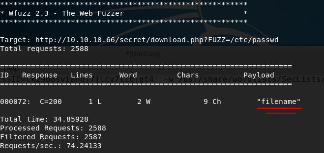 secur1ty1samyth's tweet image. Offensive Security Tool: Wfuzz 

Wfuzz by xmendez has been created to facilitate the task in web applications assessments.

Read More:
blackhatethicalhacking.com/tools/wfuzz/

#wfuzz #hacking #bruteforce #payloads #vulnerabilities #fuzzing #pentesting #offensivesecurity #blackhatethicalhacking