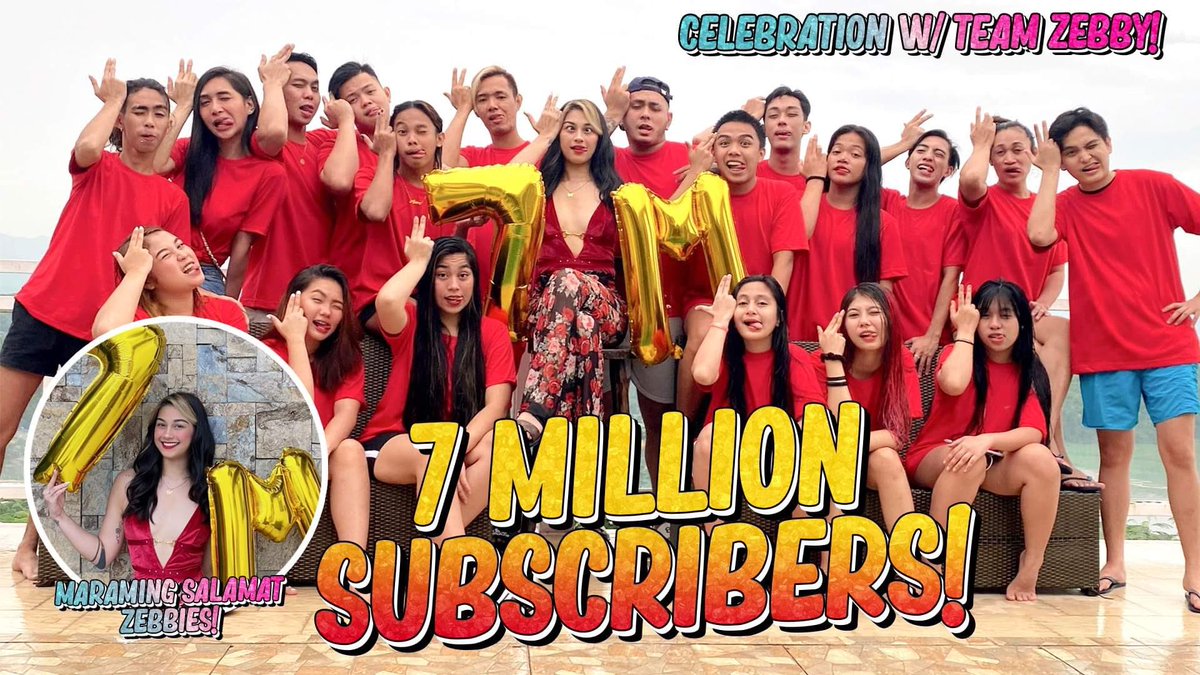 ZeinabHarake11's tweet photo. https://t.co/kNAko0Hyi5
https://t.co/kNAko0Hyi5
https://t.co/kNAko0Hyi5
-
NEW VLOG!!!
i'm so blessed to have my team zebby and zebbies... wala nakong mahihiling pa maraming salamat sa pag mamahal 😭 arat sa yt ko don't forget to like share and retweet ❤️ #Happy7M🎉 https://t.co/0chfi7RLh8