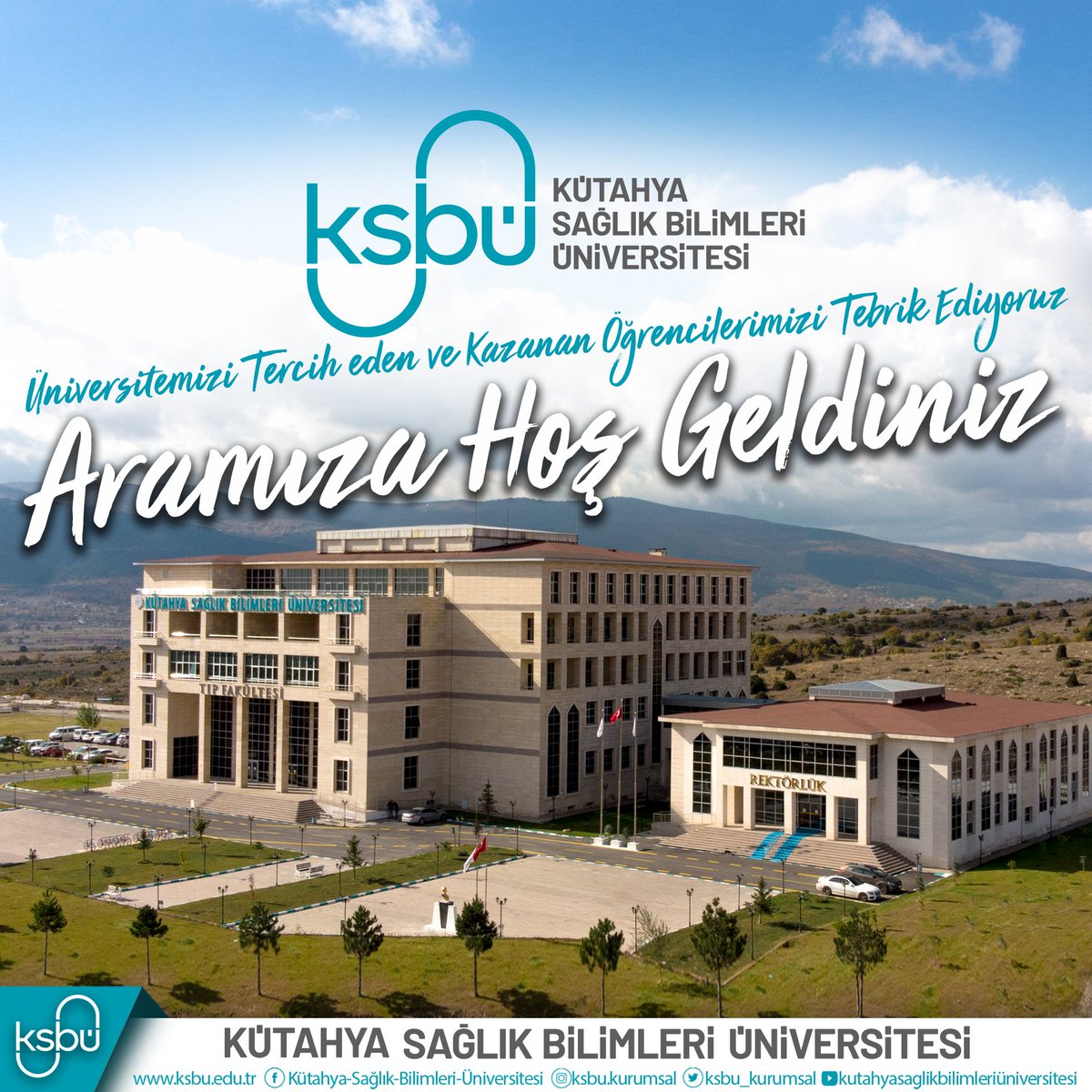 kutahya saglik bilimleri universitesi on twitter yks tercih sonuclarinin aciklanmasiyla birlikte yeni donemde ksbu ailemize katilacak tum ogrencilerimizi tebrik ediyoruz turkiye nin saglik temali devlet universitesine hos geldiniz