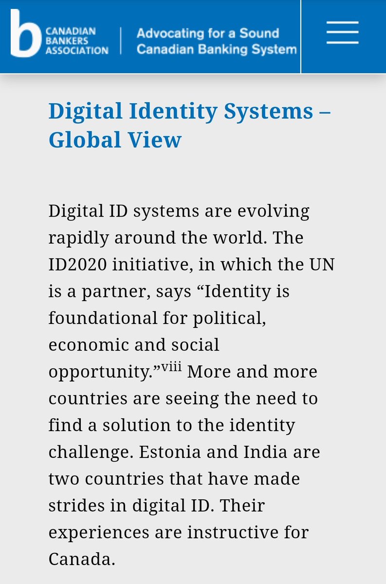 18) What about digital/biometric ID? We know that ID2020 openly supports the Sustainable Development Agenda, works with vaccine company, GAVI, and is operating inside of Canada.