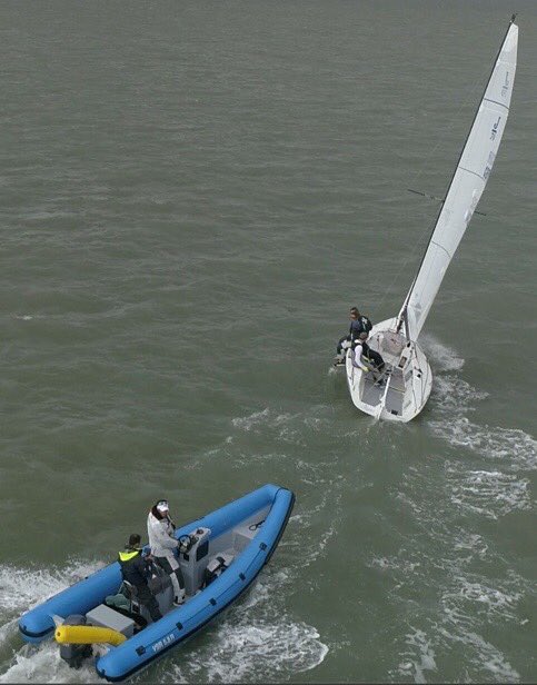 Timeonthewater's tweet photo. J70 coaching this weekend for the UK and IRL class association. #dronephotography helping to add some unique angles to view the action. https://t.co/JKPiXeiIun
