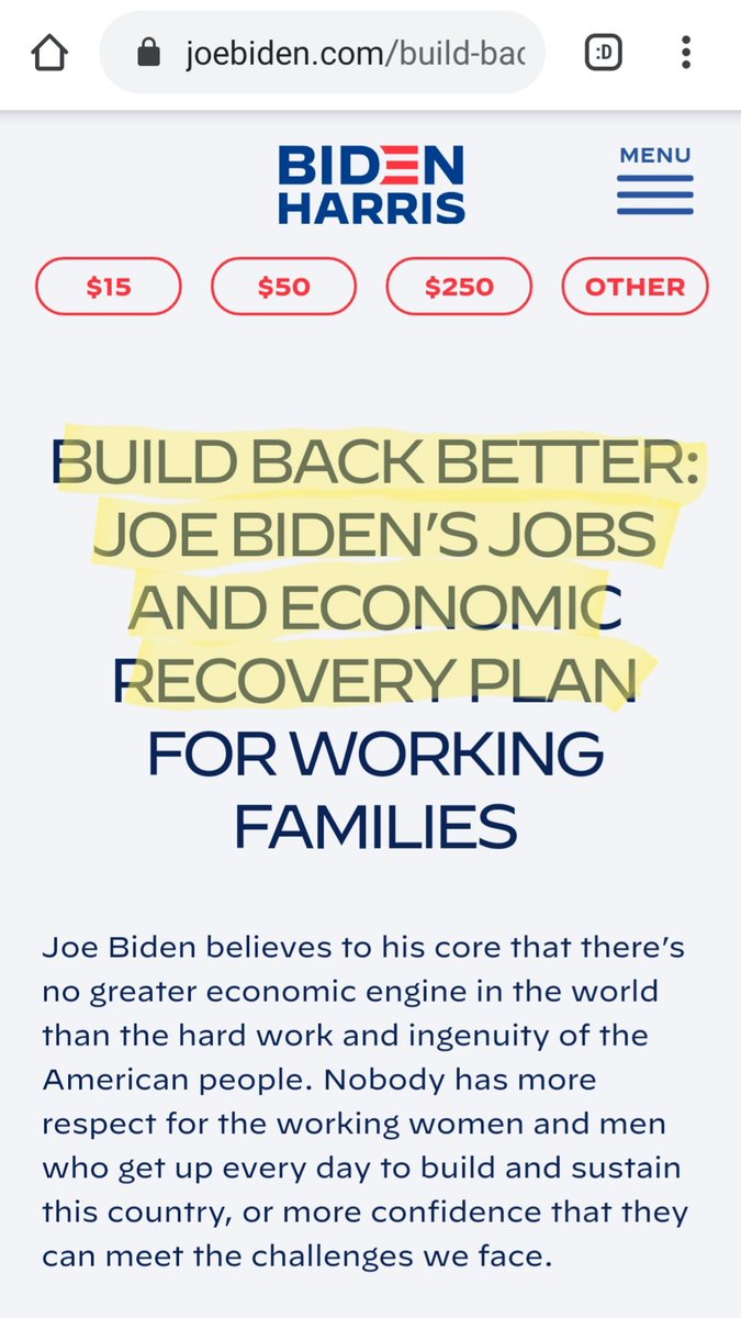 13) Their plan is to bring "decarbonization" into a bigger role in Canada, as per the Sustainable Development Agenda, of course, and "build back better". Where else have we heard that phrase used? It's Joe Biden's campaign slogen.