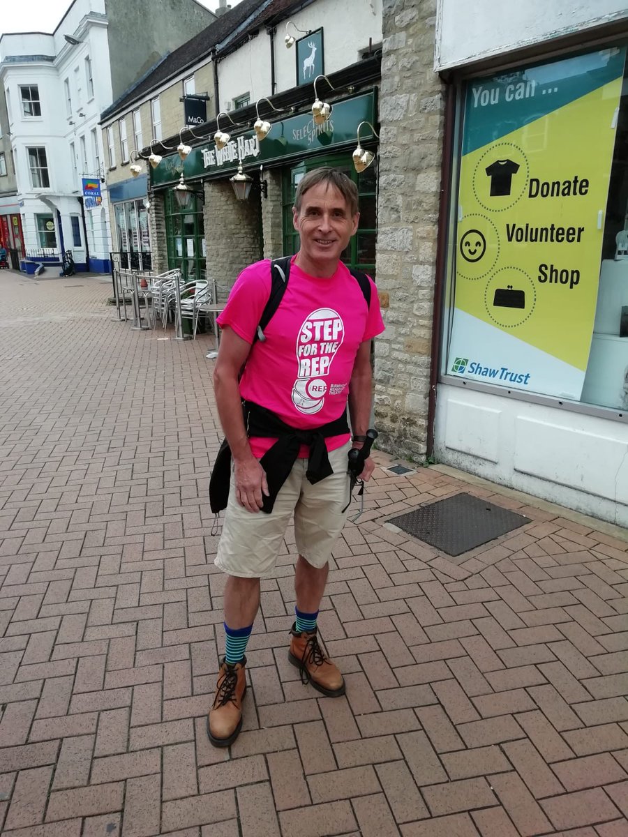 BirminghamRep's tweet photo. And he's off!
Steve's now into day 4 of #StepForTheREP as he makes his way to Aylesbury.
To donate £5, text BREP20 to 70970
To donate £10, text BREP20 to 70191
Or support Steve's 116 mile walk via @JustGiving: https://t.co/Jpo0O9wBPq https://t.co/A8UjtCmg9S