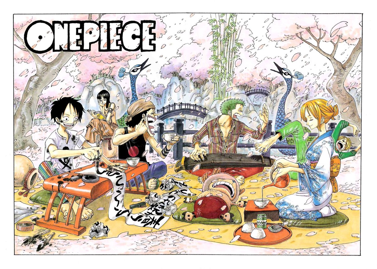 Manga Artwork One Piece ワンピース By Eiichiro Oda 尾田栄一郎 Color Spreads 1 Chapter 1 19 07 1997