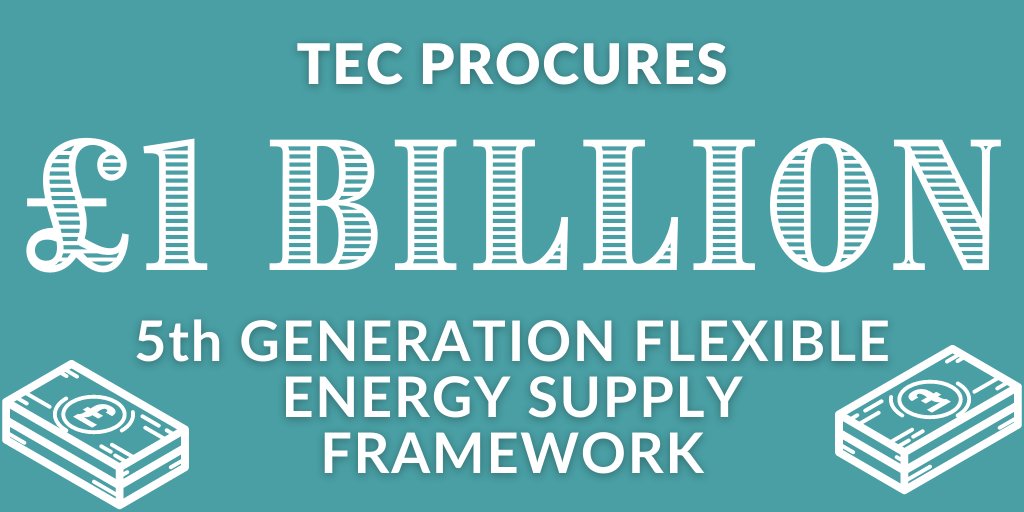 TEC_Connected's tweet image. Following a comprehensive ITT process and contract award in March 2020, TEC are proud to launch our flexible energy framework available for contract starts from October 2020. For more information head over to our website
bit.ly/2EhQTJo
#flexibleframework #ITT #energy