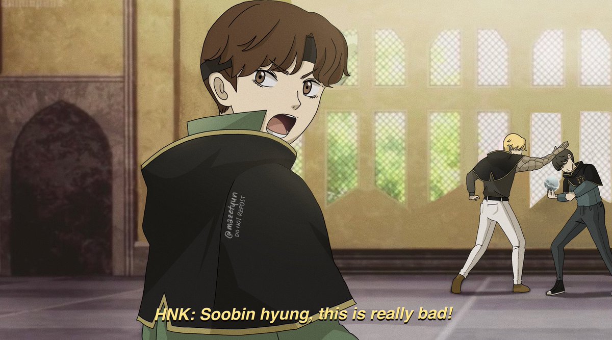 mazetyun's tweet photo. TXT in Black Clover 🍀✨

#TXTfanart #BCxTXT @TXT_members https://t.co/q8TV1jl5My