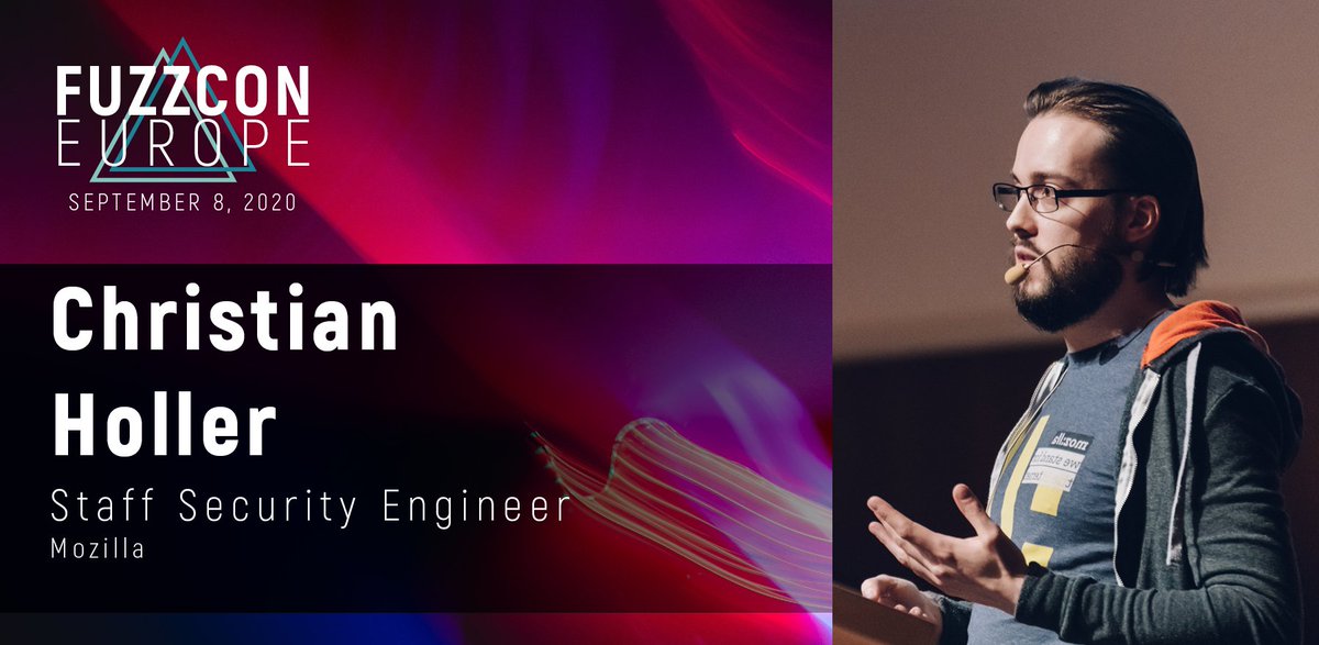 CI_Fuzz's tweet image. At short notice, @mozdeco will complement the #FuzzConEurope2020 with his talk &quot;The Human Component in Automated Bug Finding&quot;. He will also answer all your questions in the Open Q&amp;amp;A Session. 🎫 hubs.li/H0t__nY0 #fuzzyoursoftware #fuzzing