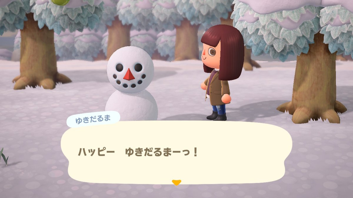 雪だるまを作る画像